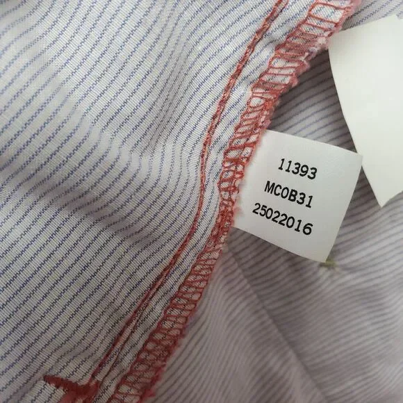 Peter Millar Shorts Mens *31×9 Pink Winston Washed Twill MC0B31 Casual Golf‎ NWT - Picture 10 of 10